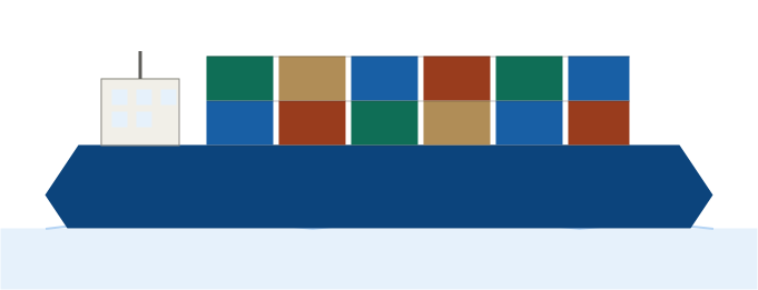 The largest vessels afloat need water depth most ports don't have